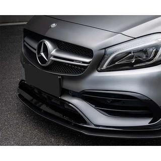 Voorbumper lipspoiler (voor AMG-Line / A45 AMG HB 2016-2018, zwart) foto 2