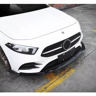 Frontlip spoiler (voor AMG-Line 2018-2021, zwart) Mercedes A-Klasse W177 2018– foto 2