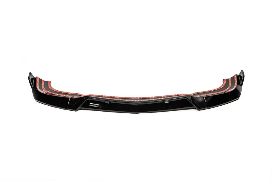 Mercedes C-klasse W204 2007–2015 Voorbumper lip spoiler voor 1234 Upgrade (2011-2014) (zwart) Foto 1
