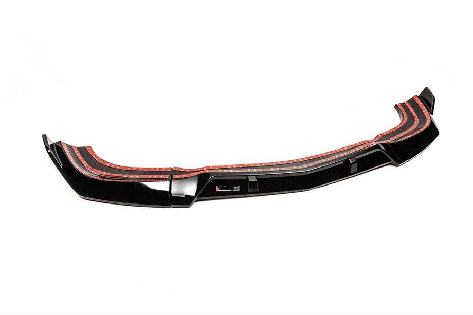 Mercedes C-klasse W204 2007–2015 Voorbumper lip spoiler voor 1234 Upgrade (2011-2014) (zwart) Foto 3