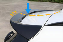 BMW X1 F48 2015–2022 LIP spoiler (1234 Upgrade, zwart) foto 8