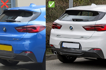 BMW X2 F39 2018–2023 LIP spoiler (1234 Upgrade, zwart) foto 8