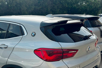 BMW X2 F39 2018–2023 LIP spoiler (1234 Upgrade, zwart) foto 2