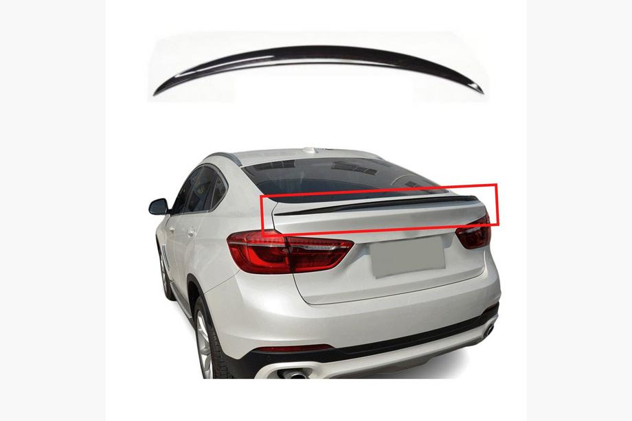 BMW X6 F16 2014–2019 LIP spoiler (1234 Upgrade, zwart) Image