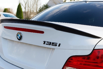 BMW 1 Serie E81/E82/E87/E88 2004–2011 Lipspoiler (voor E82, zwart) foto 1