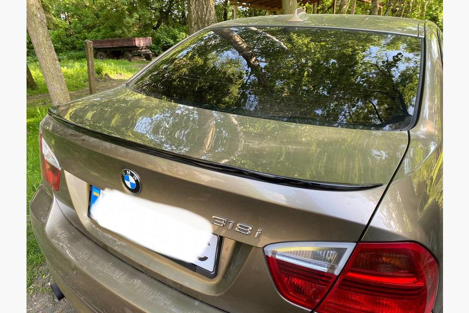 BMW 3-serie E90/E91 2005–2011 HongHang V1 spoiler (ABS, hoogglans zwart) Image