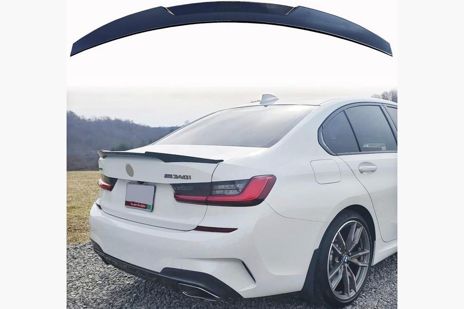 BMW 3 Serie G20/G21 2018– LIP V1 spoiler (1234 Upgrade, zwart) Foto 1