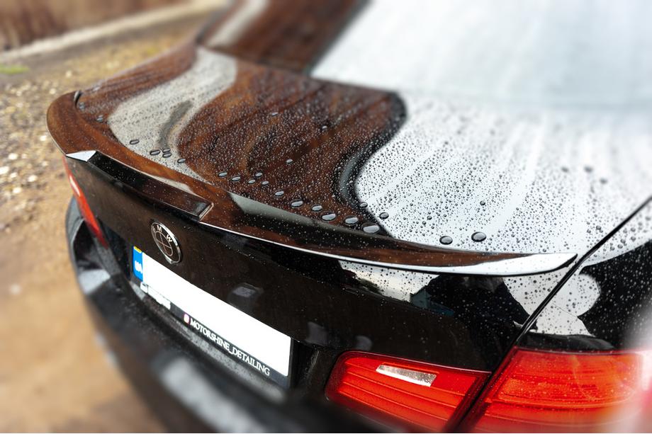 BMW 5 Serie F10/F11 2010–2016 LIP V1 spoiler (1234 Upgrade, zwart) Foto 3