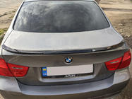 BMW 3-serie E90/E91 2005–2011 Spoiler HongHang V2 (ABS, hoogglans zwart) foto 2