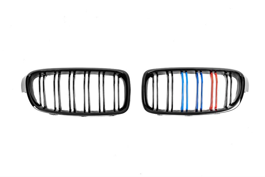 BMW 3 Serie F30/F31 2012–2019 M-Look nierengrilles (M-Color) Foto 4