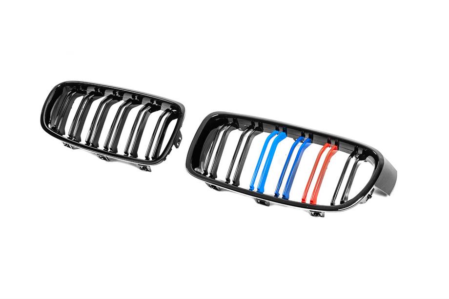 BMW 3 Serie F30/F31 2012–2019 M-Look nierengrilles (M-Color) Foto 6