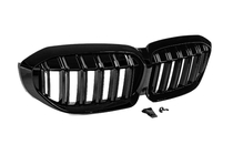 BMW 3 Serie G20/G21 2018– M-Look V2 nierroosters (2018-2022, hoogglans zwart) foto 9