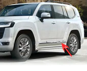 Toyota Land Cruiser 300 2021– Deursierlijsten chroom (set 4 stuks) foto 3