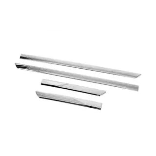 Deursierlijsten chroom (set 4 stuks)