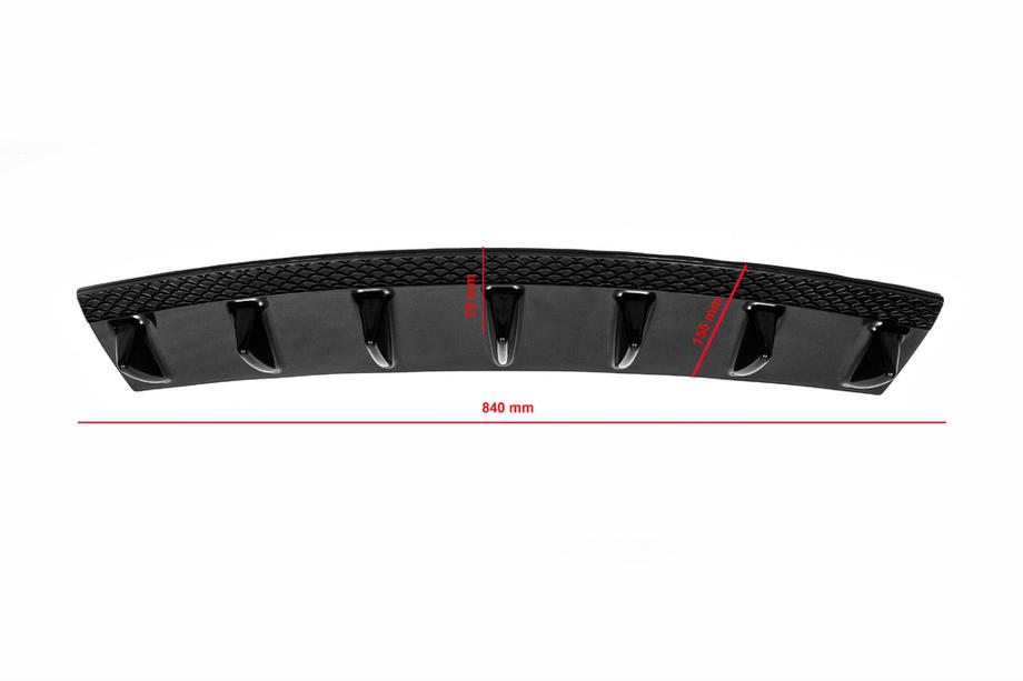 Universele achterdiffuser UNI-081 (zwart) Image