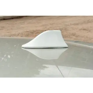 Sharkfin-antenne (wit, ABS) foto 2