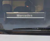 Mercedes T2 (507-814) 1967–1996 Dashboardplank (zwart met rood stiksel) foto 2