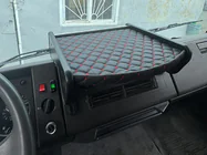 Mercedes T2 (507-814) 1967–1996 Dashboardplank (zwart met rood stiksel) foto 7