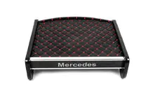 Mercedes T2 (507-814) 1967–1996 Dashboardplank (zwart met rood stiksel) foto 5