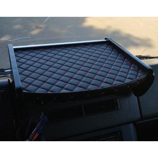 Dashboardplank (zwart met rood stiksel) Mercedes T2 (507-814) 1967–1996 foto 1