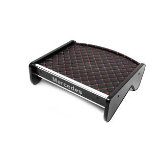 Dashboardplank (zwart met rood stiksel) Mercedes T2 (507-814) 1967–1996 foto 3