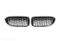 BMW 5 Serie G30/G31 2017–2023 Nierroosters Diamond Silver V2 (2017-2020, zwarte omlijsting) foto 2