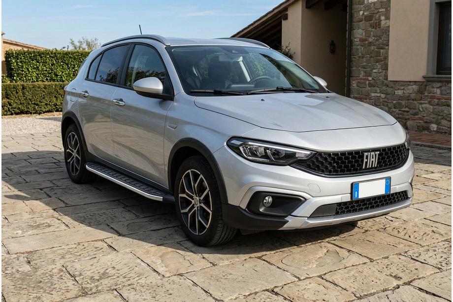 Fiat Tipo Cross 2021– Fullmond side steps (2 stuks, aluminium) Image