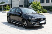 Fiat Tipo Cross 2021– BlackLine side steps (2 stuks, aluminium) foto 2