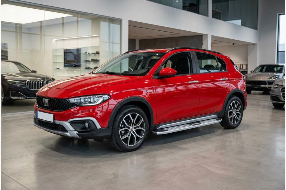 Fiat Tipo Cross 2021– Mevsim Grey side steps (2 stuks, aluminium) Image