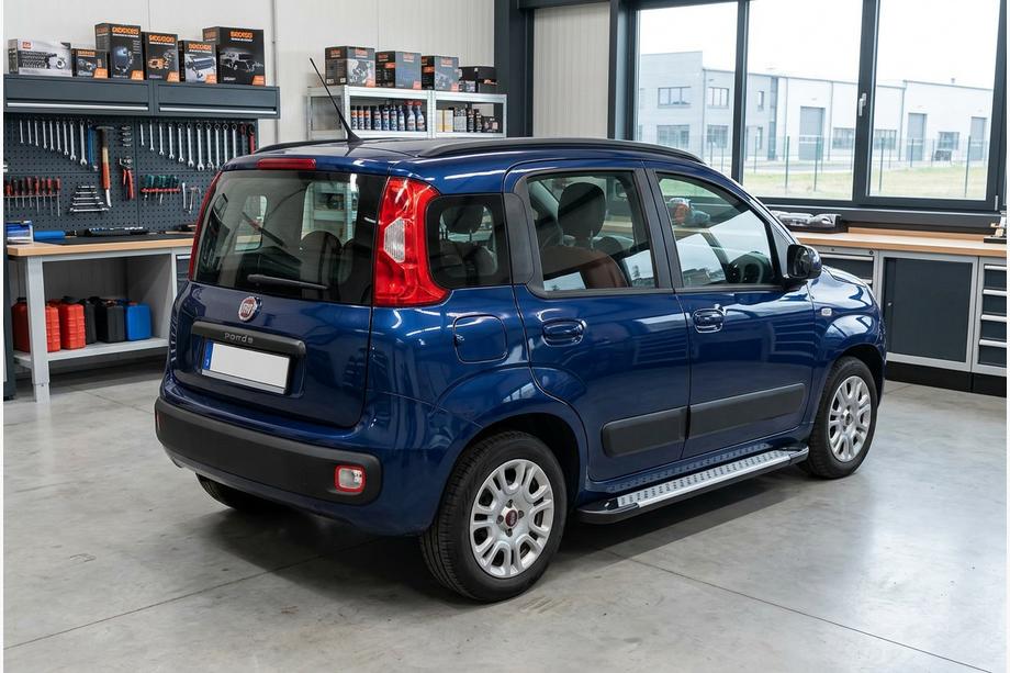 Fiat Panda 2011–2023 Side steps Allmond Grey (set van 2, aluminium) Image