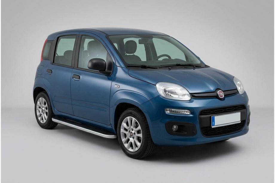 Fiat Panda 2011–2023 Side steps Tayga Grey (2 stuks, aluminium) Image