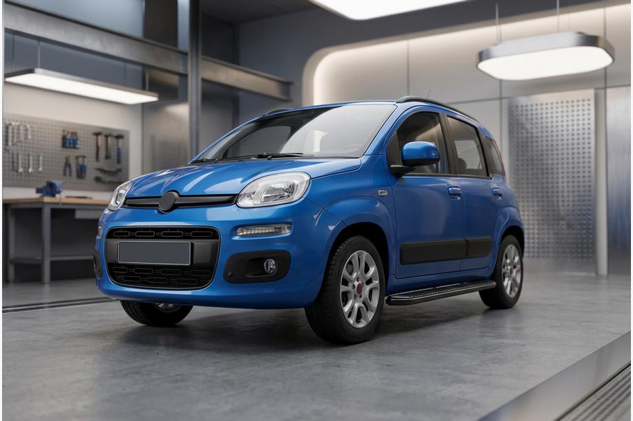 Fiat Panda 2011–2023 Tayga Black zijtreden (set van 2, aluminium) Image