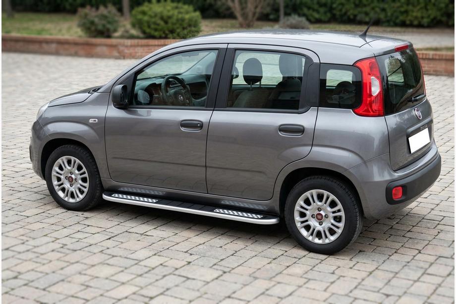 Fiat Panda 2011–2023 Side steps Tayga V2 (2 stuks, aluminium) Image