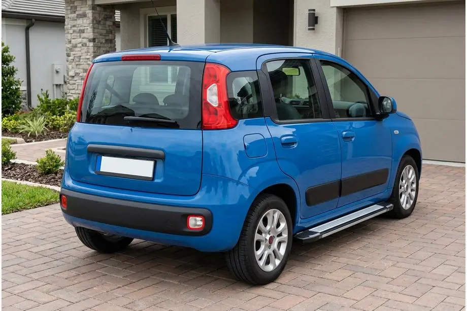Fiat Panda 2011–2023 Rainbow zijtreden (set van 2, aluminium) Image