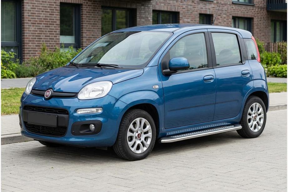 Fiat Panda 2011–2023 Maydos V2 side steps (set 2 st., aluminium/RVS) Image