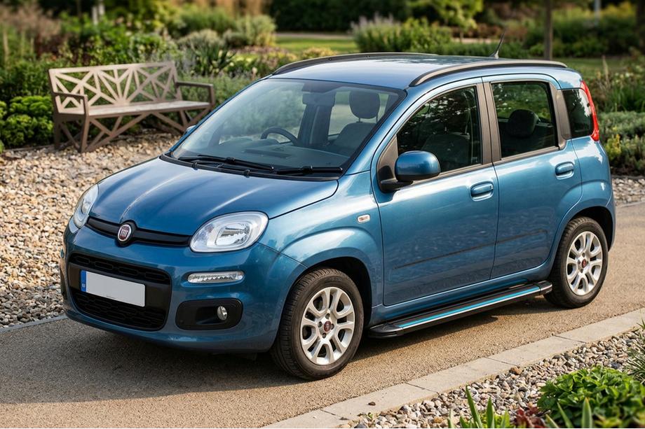 Fiat Panda 2011–2023 Maya Blue zijtreden (2 stuks, aluminium) Image