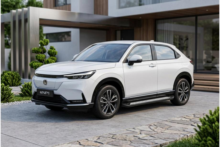 Honda HR-V 2021– Zijtreden Vision New Black (2 stuks, aluminium) Image