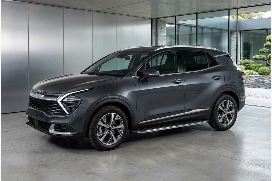 Kia Sportage 2021– BlackLine side steps (2 stuks, aluminium) Image