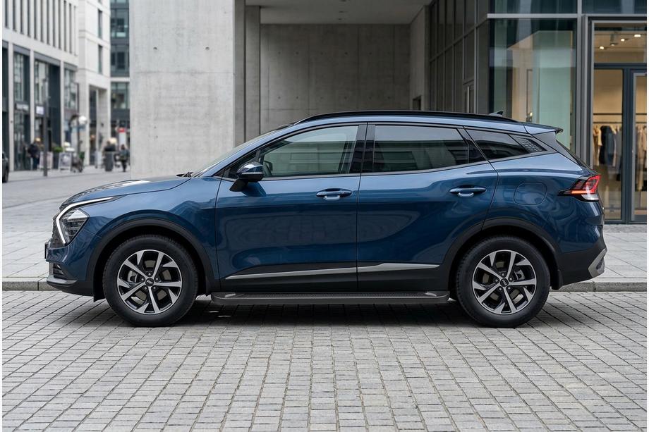 Kia Sportage 2021– Allmond Black side steps (2 st., aluminium) Foto 1