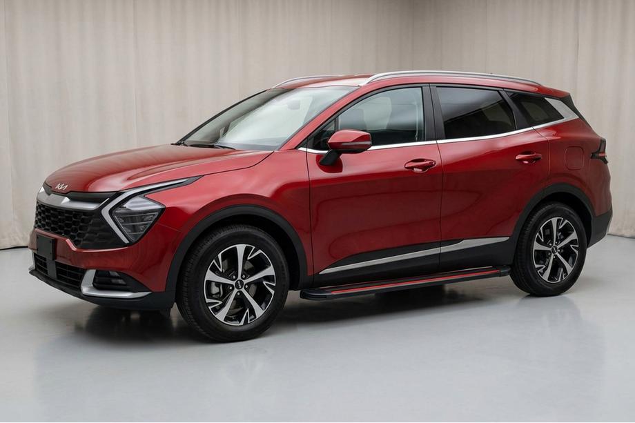 Kia Sportage 2021– Side steps Maya Red (2 stuks, aluminium) Image