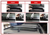 Nissan X-trail T31 2007–2014 Afsluitbare dwarsdragers voor geïntegreerde dakrails WingBar V1 (2 stuks) Grijs foto 2