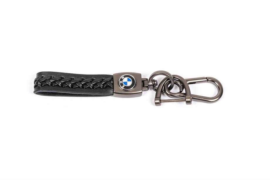 BMW Leren sleutelhanger met BMW-logo Image