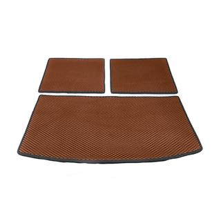 Kofferbakmat 3-delig (EVA, baksteenrood) (7 zitplaatsen) Audi Q7 2005–2015 foto 1