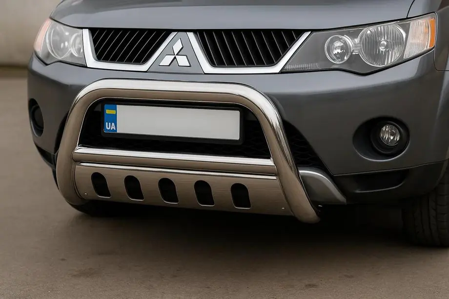 Mitsubishi Outlander 2006–2012 Bullbar a125209 (RVS) Image