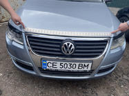 Volkswagen Passat B6 2006–2012 Motorkap sierlijst (1 st., RVS) foto 1