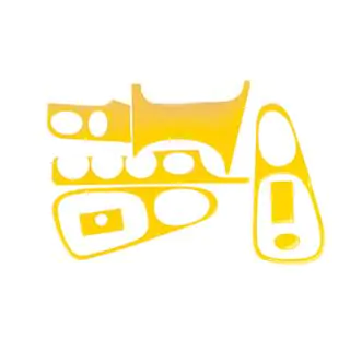Dashboard sierlijsten (geel) Ford Escort 1995–2000