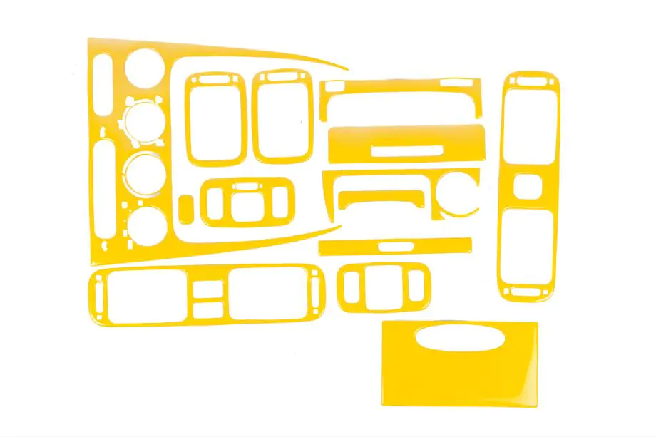Toyota Corolla 1998–2002 Dashboardpanelen 2000-2002 (gele kleur) Image