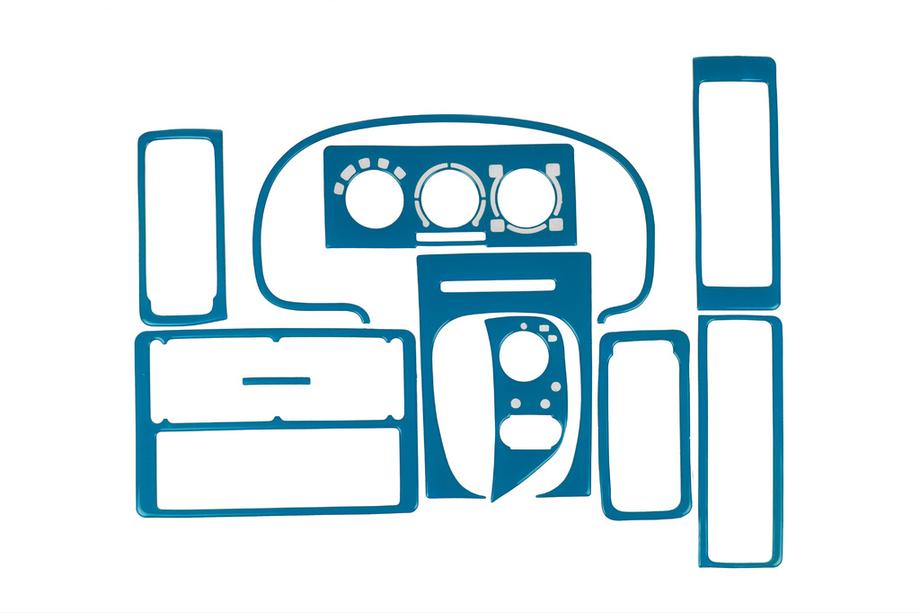 Volkswagen Polo 1994–2001 Dashboardpanelen 1994-1999 (blauwe kleur) Image