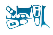 Ford Escort 1995–2000 Dashboardpanelen (blauw) foto 1