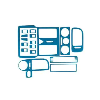 Dashboardpanelen 1999-2001 (blauw)